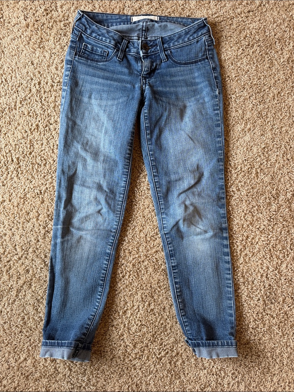 Bullhead Light Blue Ankle Slim Jeans